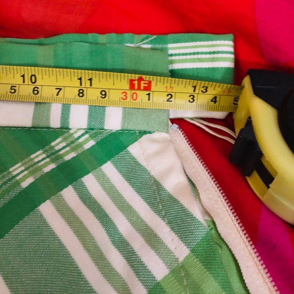 Vtg Century maxi check plaid skirt high waist XS - Picture 4 of 5